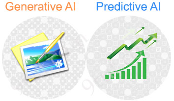 Comparison of Generative AI and Predictive AI